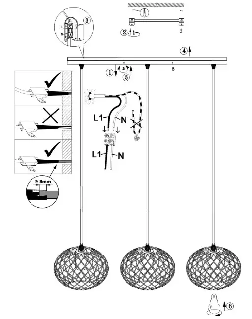 HORNBACH MAL 4037 035 Pendant Light