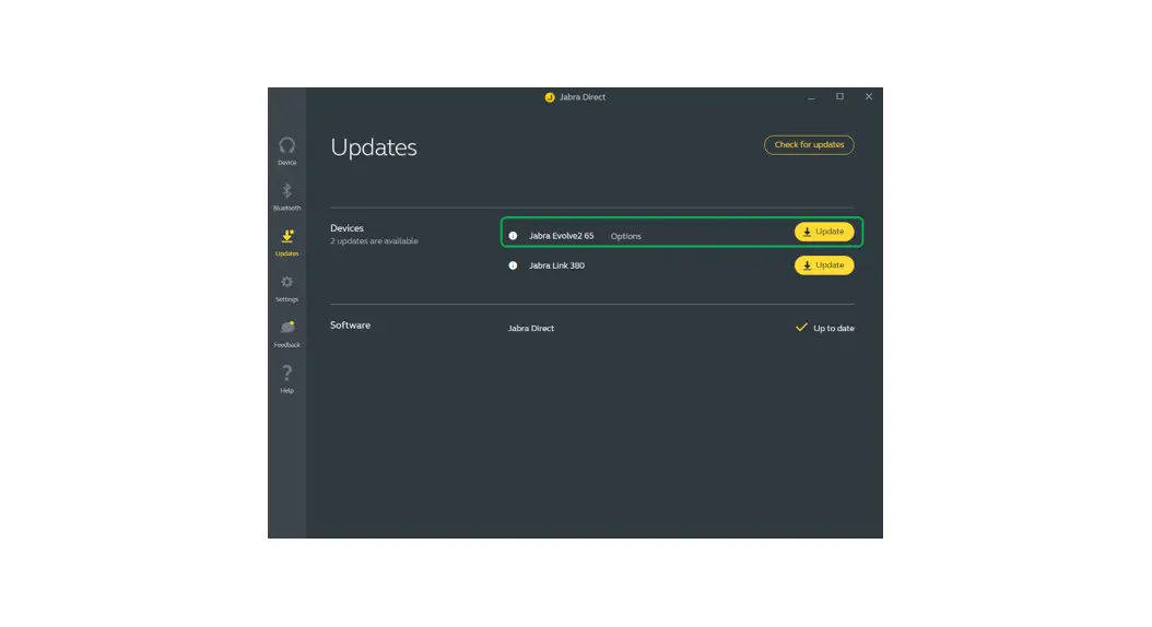 How Do I Manually Update The Firmware On My Jabra Device Using Jabra Direct? Instructions