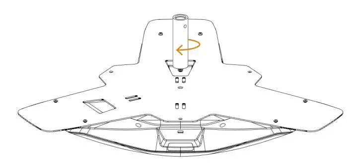 KONFTEL 800 Ceiling Mount Kit Installation Guide - Assemble the distance rod and the Konftel 800 bracket