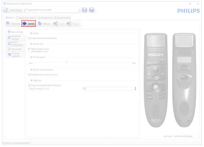PHILIPS LFH3200, LFH3300 SpeechMike -each key2