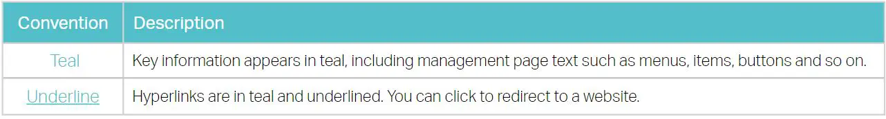 tp-link KL50 Kasa Filament Smart Bulb User Guide - Conventions