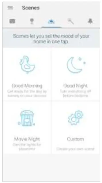 tp-link KL50 Kasa Filament Smart Bulb User Guide - Create Scenes