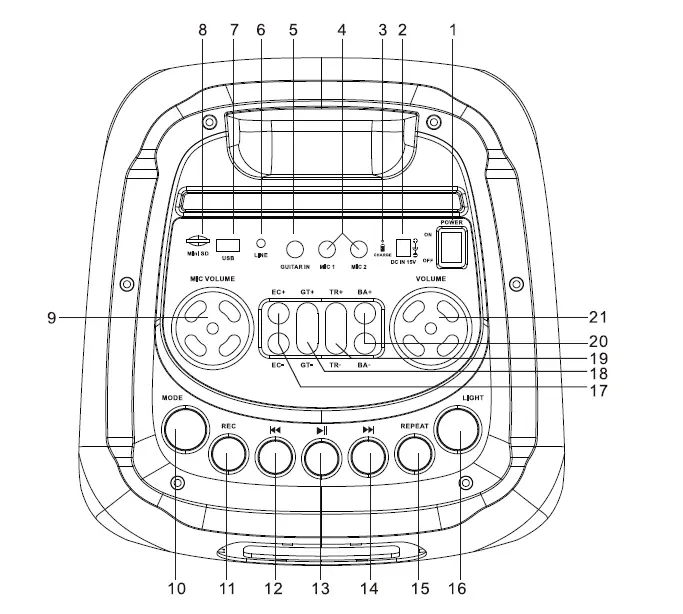 AXESS-PFBT7002-Portable-Bluetooth-Speaker-FIG-4
