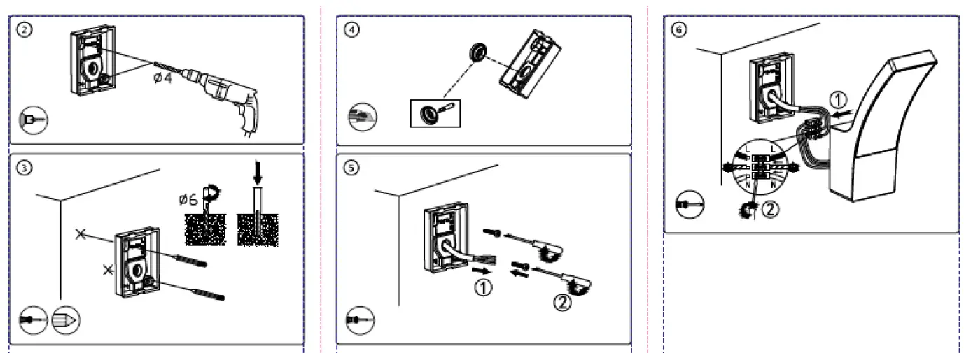 PHILIPS 929003188201 Splay Wall Lamp 5