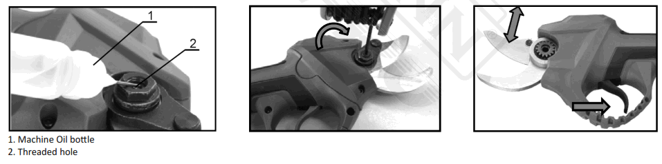 BORMANN BBP4150 20V Battery Pruning Scissors - fig 6