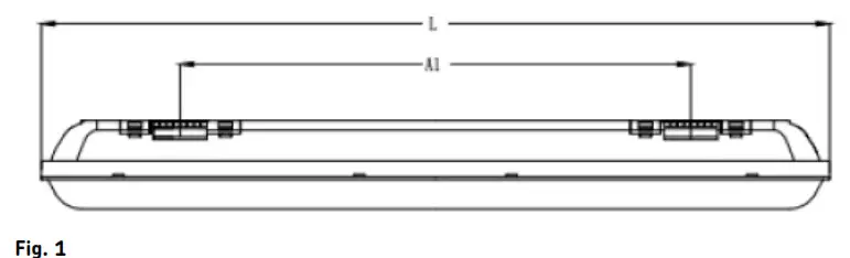 Knightsbridge TRLED26EMD Indoor Lighting Non-Corrosive Fitting - Fig