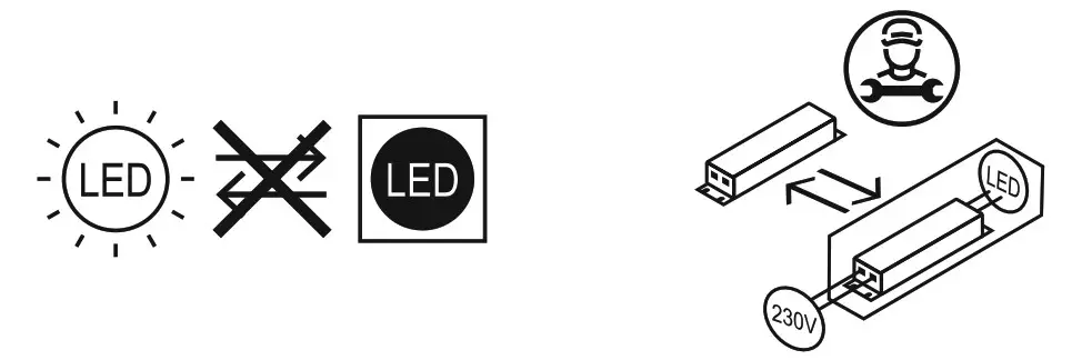 Knightsbridge TRLED26EMD Indoor Lighting Non-Corrosive Fitting - Fig4