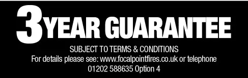 Focal Point EF461LB-E Floor Mounted Electric Fire - GARENTY