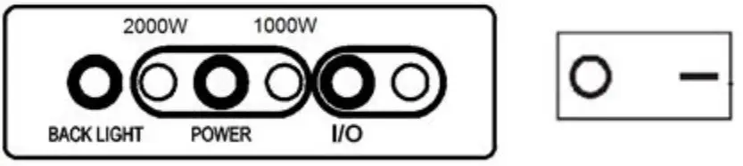 Focal Point EF461LB-E Floor Mounted Electric Fire - Manual Operation