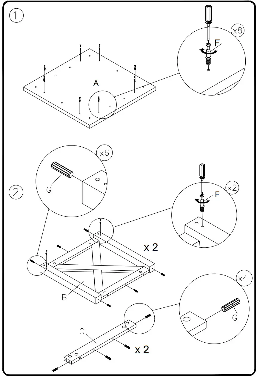 ASHLEY T287-2 Furniture Dorrinson Square End Table - Figure 2