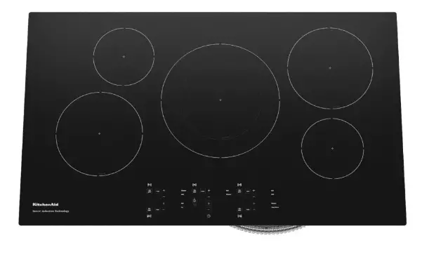 KitchenAid KCIG556JBL 36 Inch (92.2 CM) Touch Activated Electronic Induction Cooktop