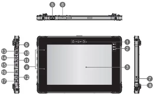 unitech TB170 Windows 11 Rugged Tablet-1