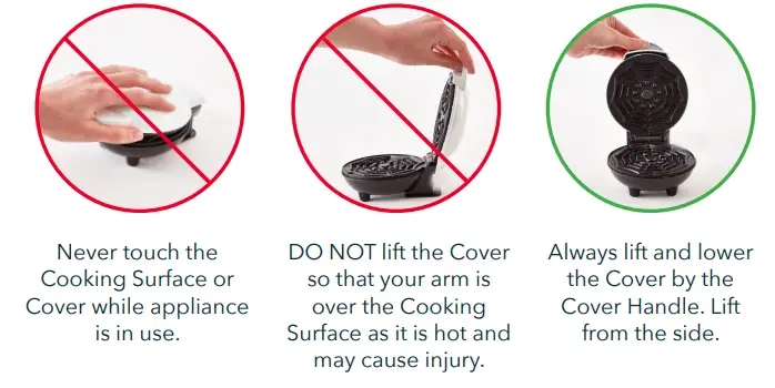 DASH-DMWW001SW-Spider-Web-Mini-Waffle-Maker-fig 2