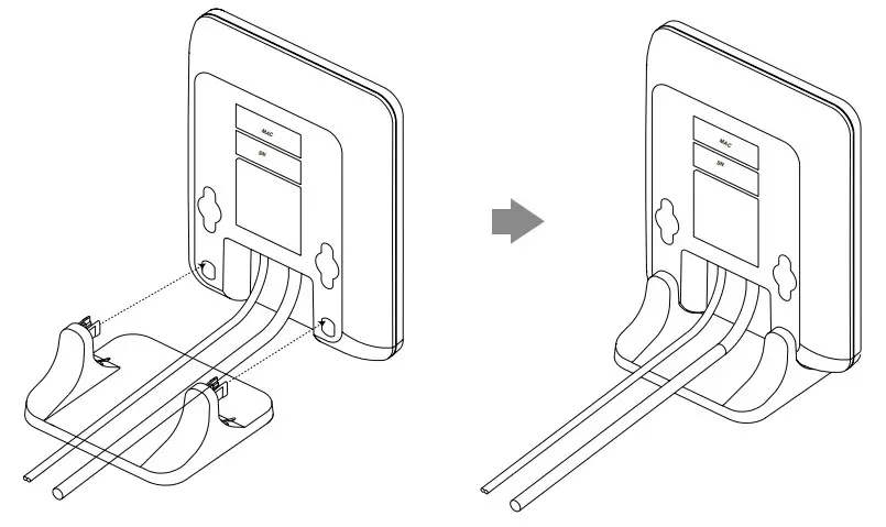 Yealink W57R DECT IP Phone - Base Stand