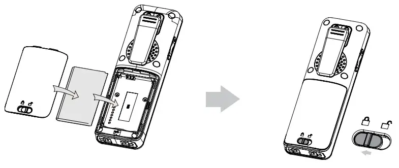 Yealink W57R DECT IP Phone - into the handset
