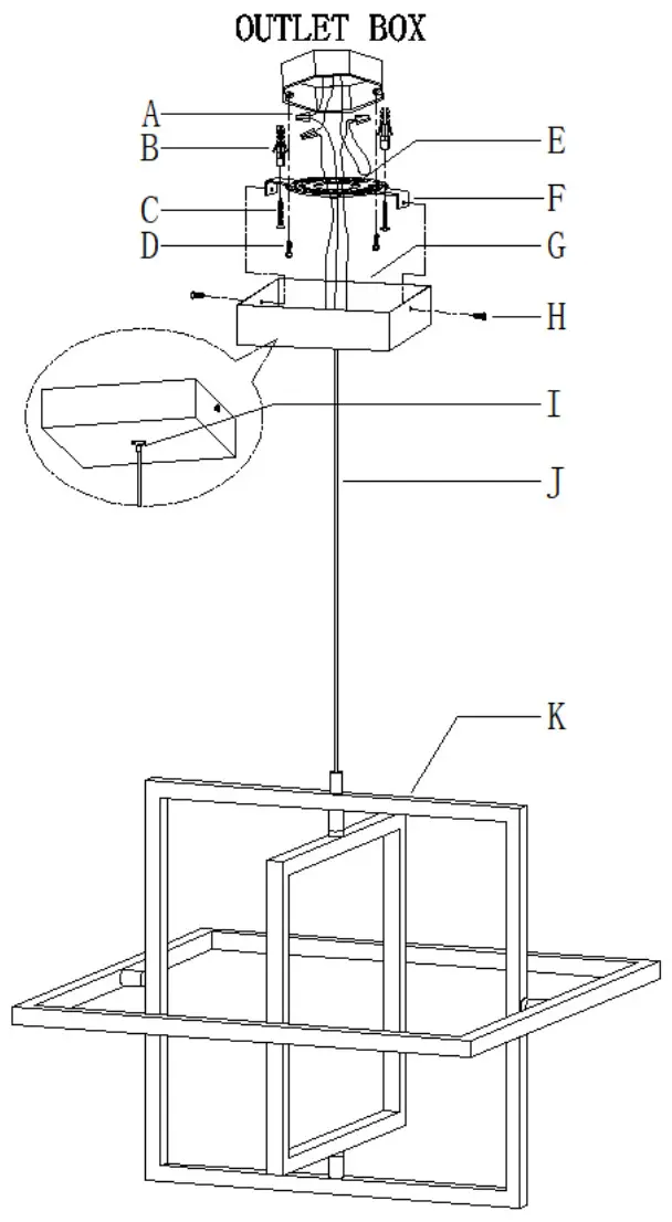 ZEVNI A04431 Rex 3-Light Gold Modern-Contemporary Chandelier - fig 6
