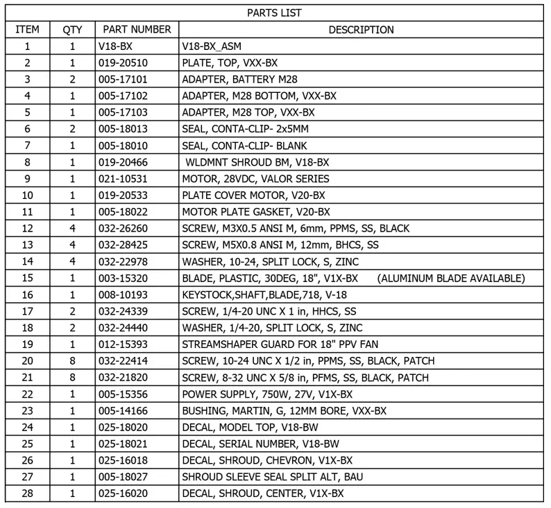SUPER VAC V18-BW Large Battery Operated Fans 5
