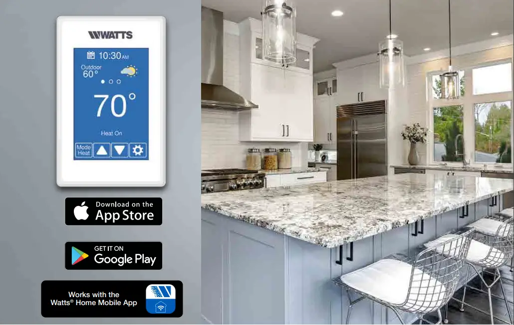 WATTS W561 WiFi Thermostat - fig 1