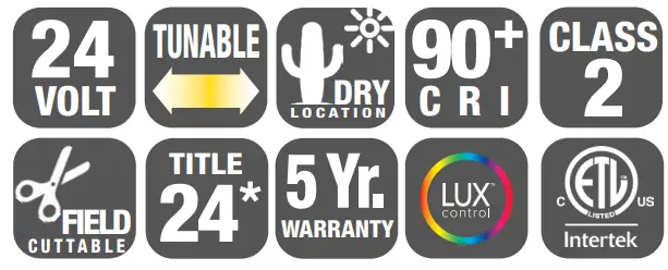 GM Lighting LTR-S Series LEDTask Flexible LED Tape - sambol 1