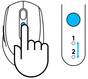 logitech M585 M590 Silent Wireless Mouse - Bluetooth wireless 2