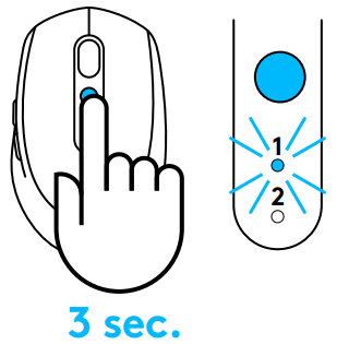 logitech M585 M590 Silent Wireless Mouse - Connecting to 2 systems 2