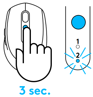 logitech M585 M590 Silent Wireless Mouse - Connecting to 2 systems 5