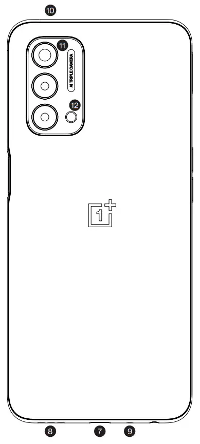 ONEPLUS Nord N200 5G Smartphone - Back View