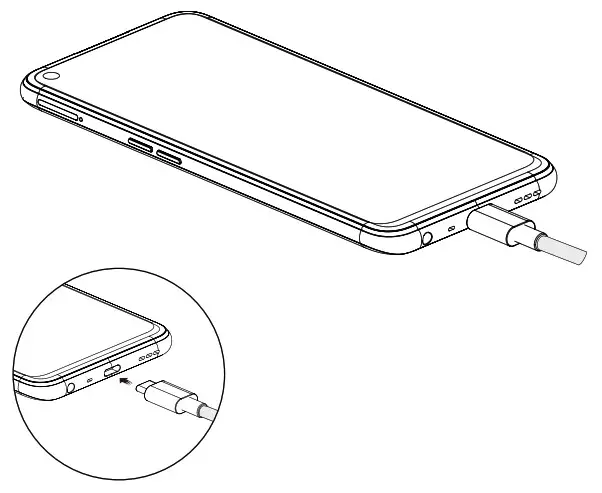 ONEPLUS Nord N200 5G Smartphone - Charging the Battery
