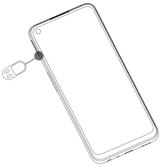 ONEPLUS Nord N200 5G Smartphone - Installing the SIM Card