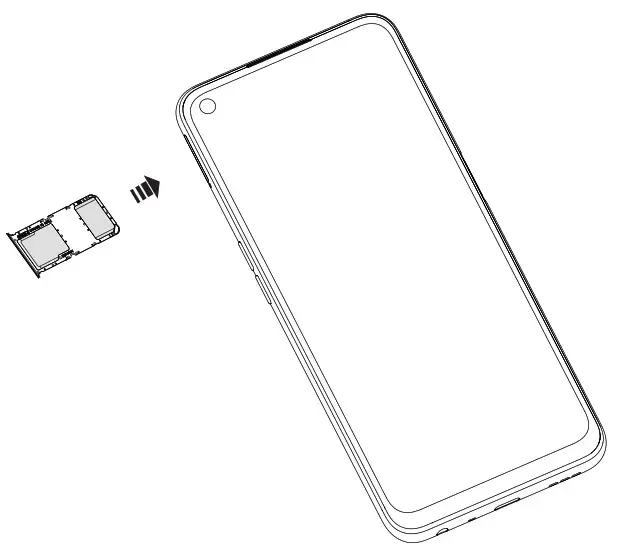 ONEPLUS Nord N200 5G Smartphone - Pull out the card tray 2