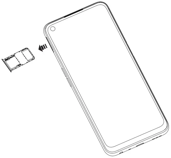 ONEPLUS Nord N200 5G Smartphone - Pull out the card tray
