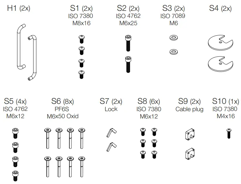 SMS M000328 Peggy One M Engaged Meeting - LIST OF PARTS 2