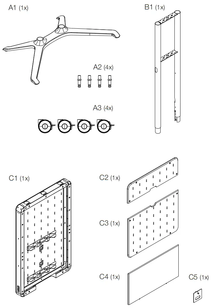 SMS M000328 Peggy One M Engaged Meeting - LIST OF PARTS
