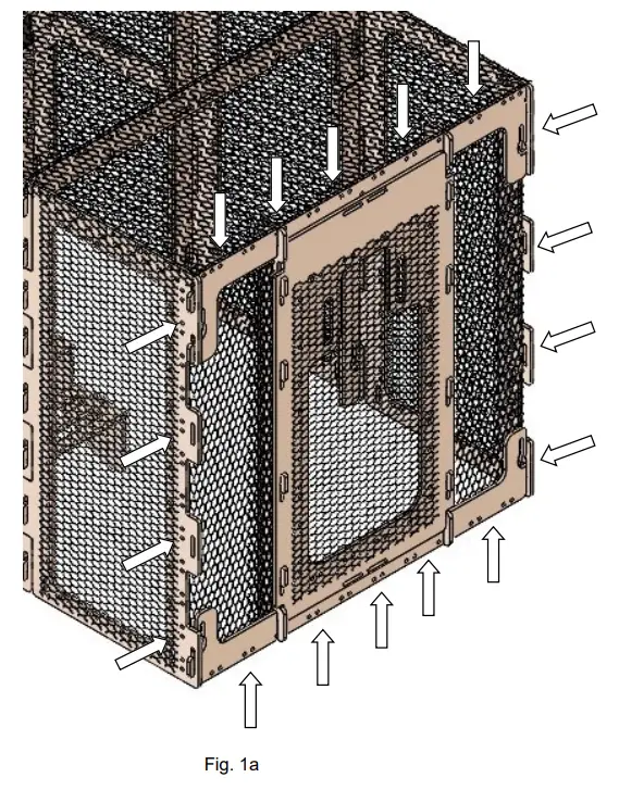 SNAP LOCK Large Coop Run Extension Kit - Step