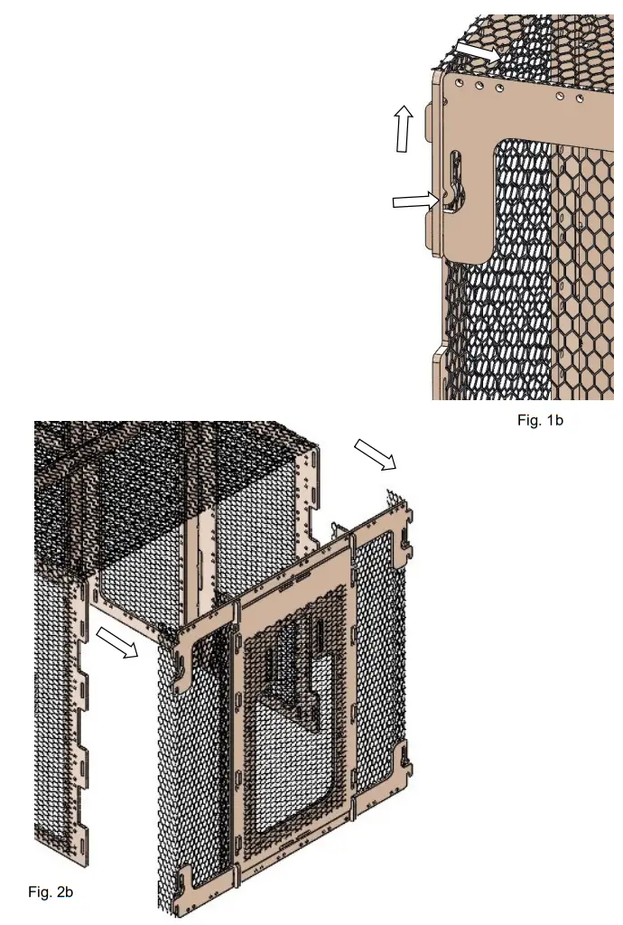 SNAP LOCK Large Coop Run Extension Kit - Step1