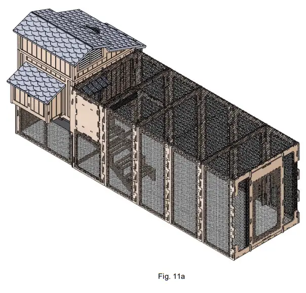 SNAP LOCK Large Coop Run Extension Kit - Step11