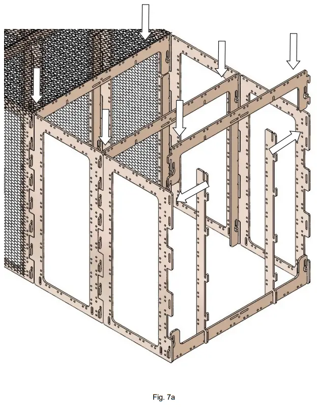 SNAP LOCK Large Coop Run Extension Kit - Step6