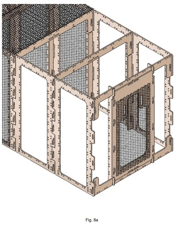 SNAP LOCK Large Coop Run Extension Kit - Step7