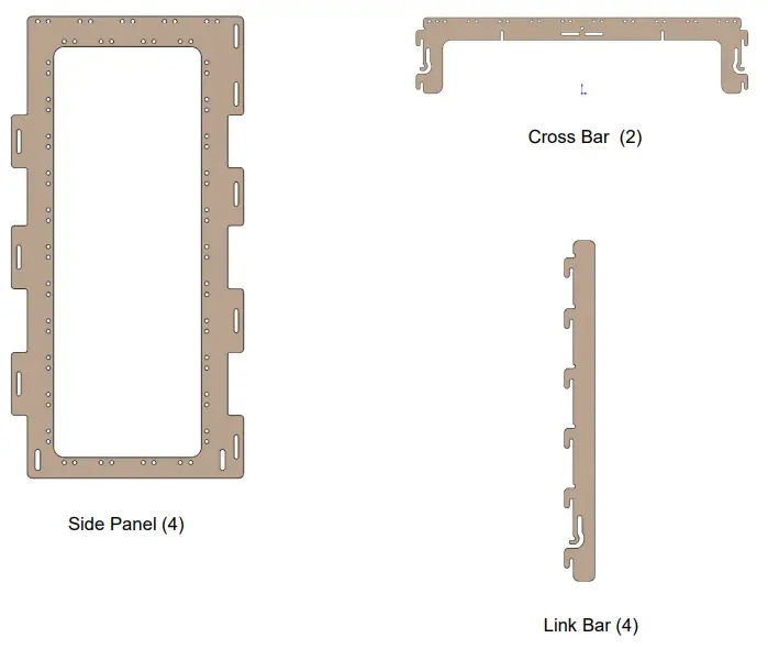 SNAP LOCK Large Coop Run Extension Kit - fig