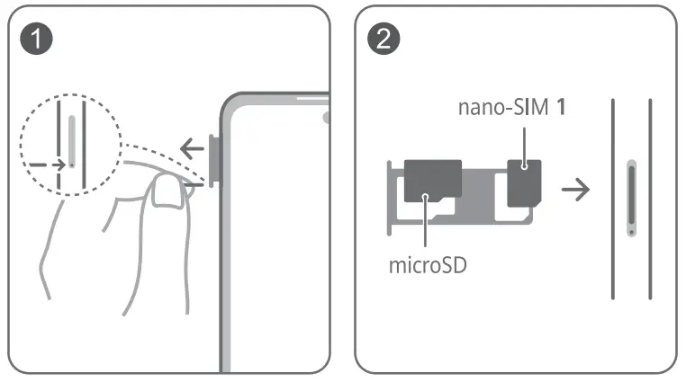 HUAWEI PPA-LX3 Smart Phone - SIM card1