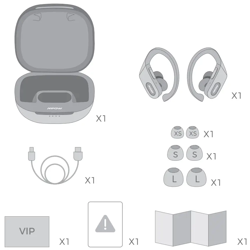 MPOW BH379A True Wireless Earbuds -fig