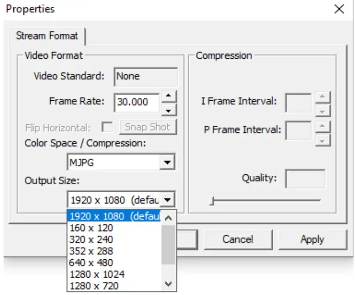 ArduCam B0357 Varifocal USB Camera Module - Windows demo 2