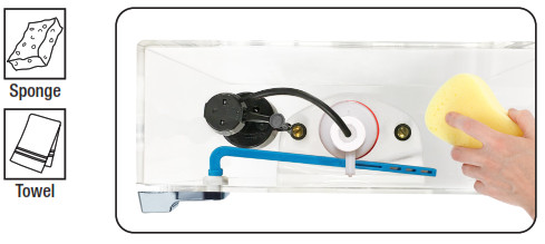 Fluidmaster K-400A-023 Mansfield Toilet Fill Valve and Flush Valve Seal Repair Kit - 6