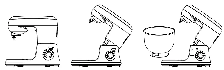 JOHN LEWIS JLSM618 5L Stand Food Mixer-mixer