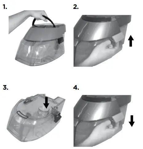 Bissell 17N4 Series Deep Clean ProHeat - Machine Prep