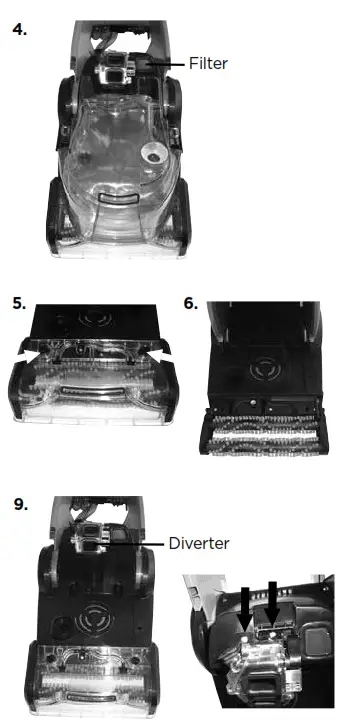 Bissell 17N4 Series Deep Clean ProHeat - Machine care