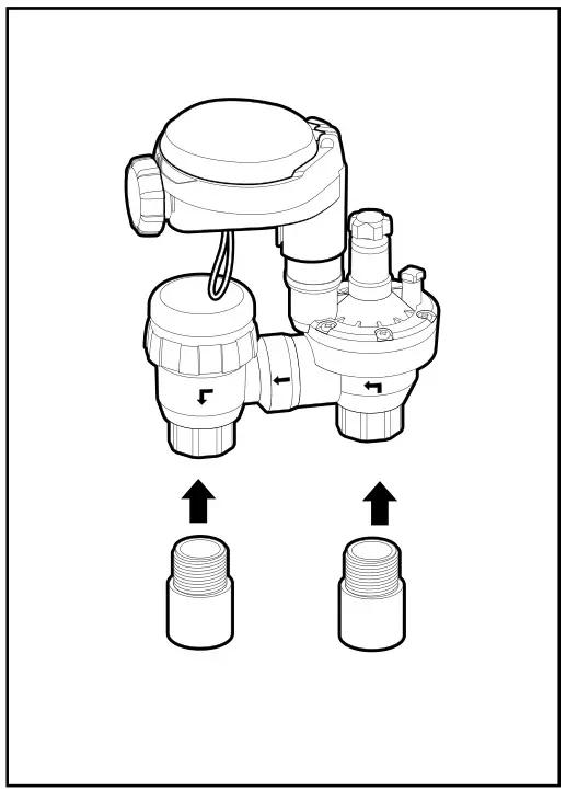 DIG 410BT Series 410BT-ASV Bluetooth Battery Powered Irrigation Controller - Figure 5a