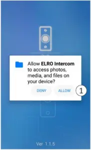 ELRO DV50-P1M2 - Intercom app 1