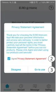 ELRO DV50-P1M2 - Intercom app 2