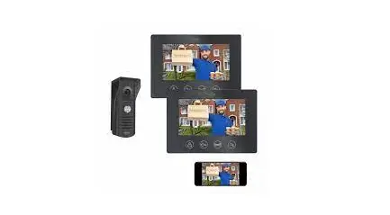 Elro Dv50-p1m2 Ip Wifi Door Intercom With 2 Displays Instruction Manual